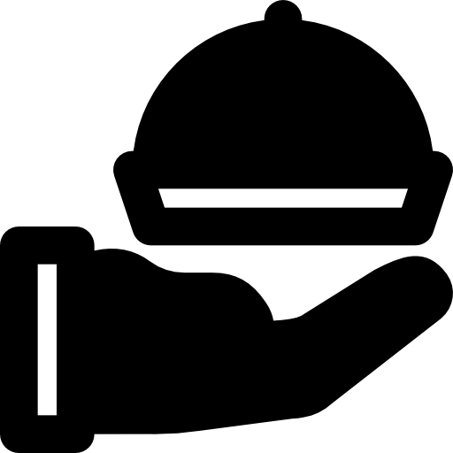 posiłek Basic Black Solid ikona