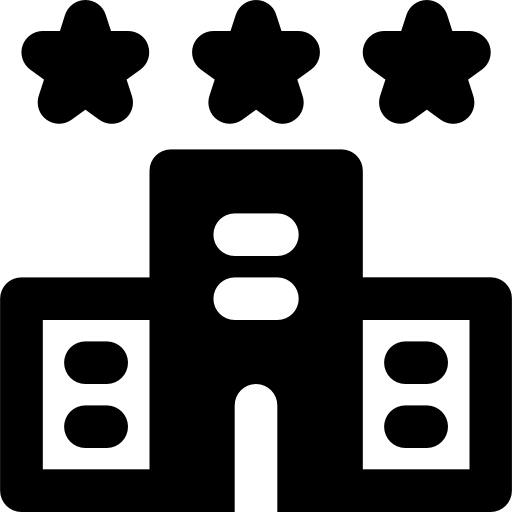hotel Basic Black Solid icona