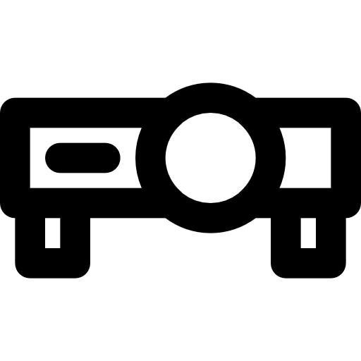 プロジェクター Basic Black Outline icon