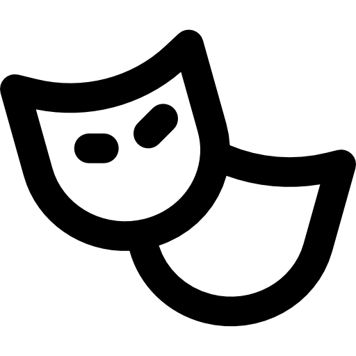 theater Basic Black Outline icon