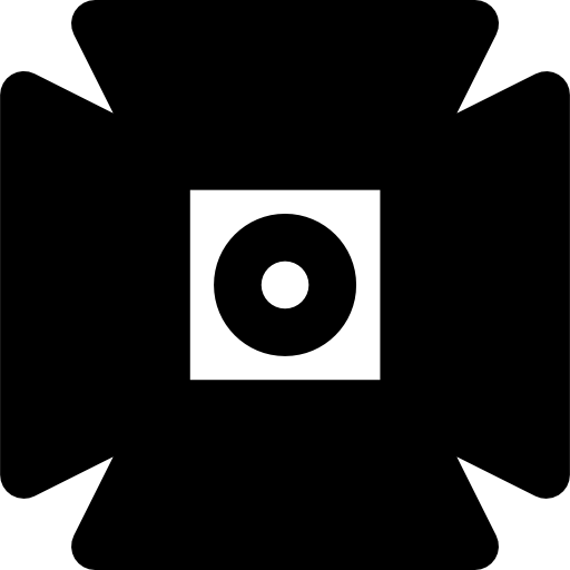 Spotlight Basic Black Solid icon