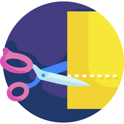 Scissors Detailed Flat Circular Flat icon