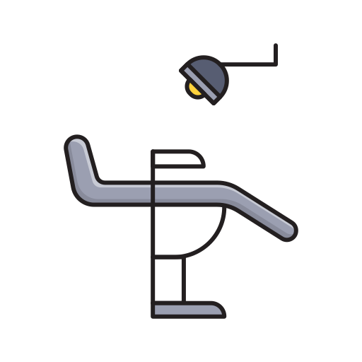 fotel dentystyczny Vector Stall Lineal Color ikona
