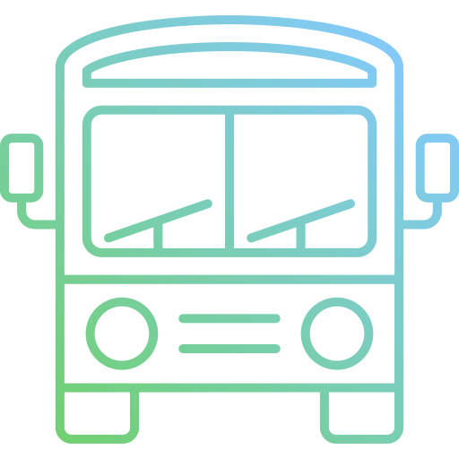 School bus Generic Gradient icon