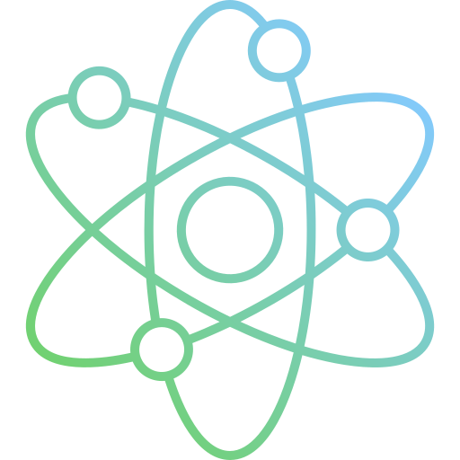struktura atomowa Generic Gradient ikona
