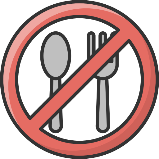 huelga de hambre Generic Outline Color icono