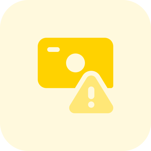 advertencia Pixel Perfect Tritone icono