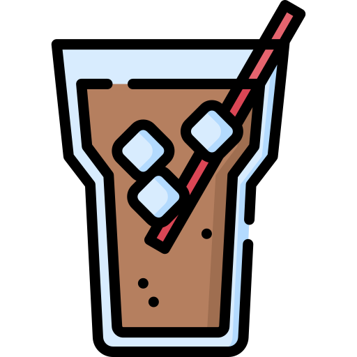 Iced coffee Special Lineal color icon