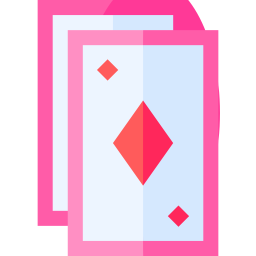 jouer aux cartes Basic Straight Flat Icône