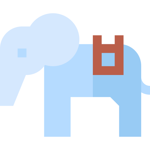 olifant Basic Straight Flat icoon