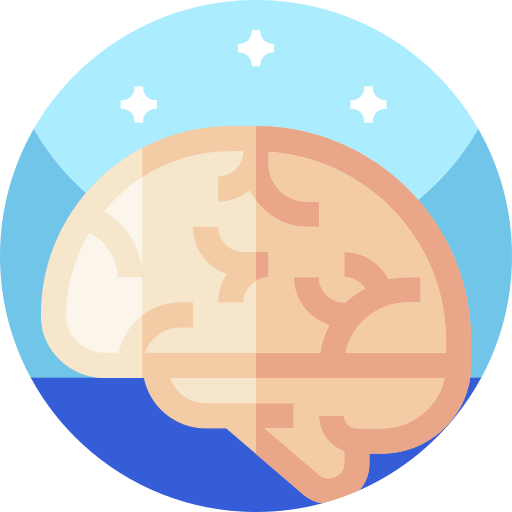 뇌 Geometric Flat Circular Flat icon
