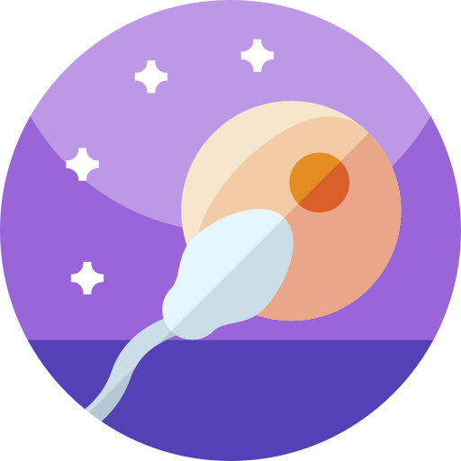 受精 Geometric Flat Circular Flat icon