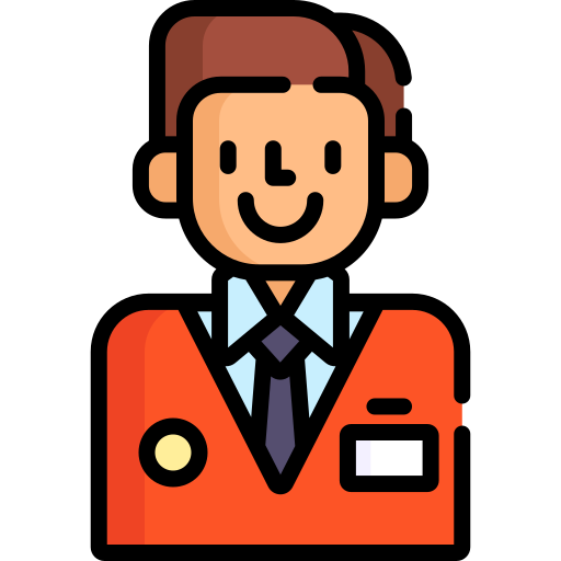 Store manager Special Lineal color icon