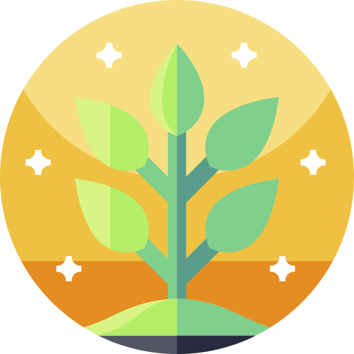 植物 Geometric Flat Circular Flat icon