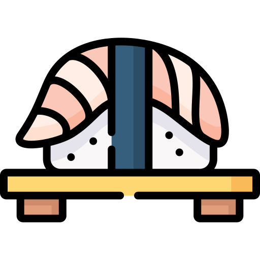 sashimi Special Lineal color ikona