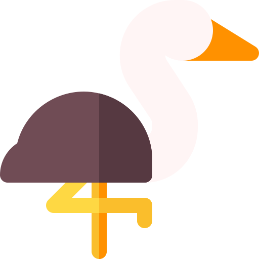 Stork Basic Rounded Flat icon