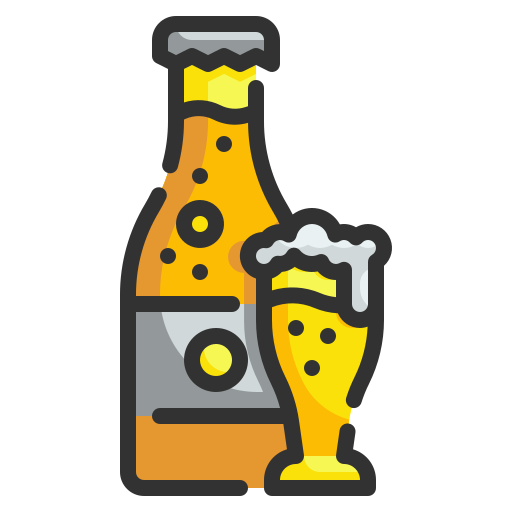 botella de cerveza Wanicon Lineal Color icono