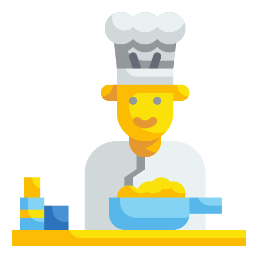 chef Wanicon Flat icoon