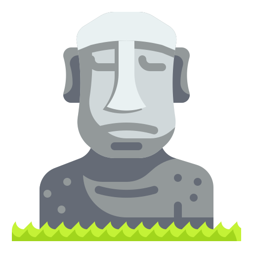 Moai Wanicon Flat icon