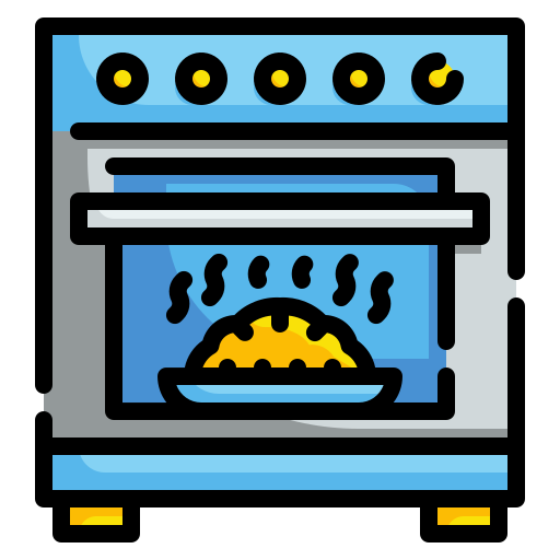 Oven Wanicon Lineal Color icon