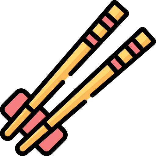 Chopsticks Special Lineal color icon