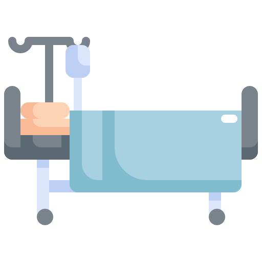 Medical bed Generic Flat icon