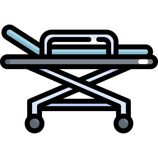 Hospital bed Generic Outline Color icon