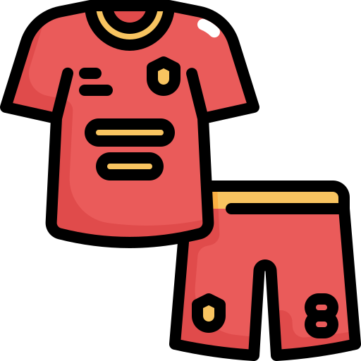サッカーユニフォーム Generic Outline Color icon