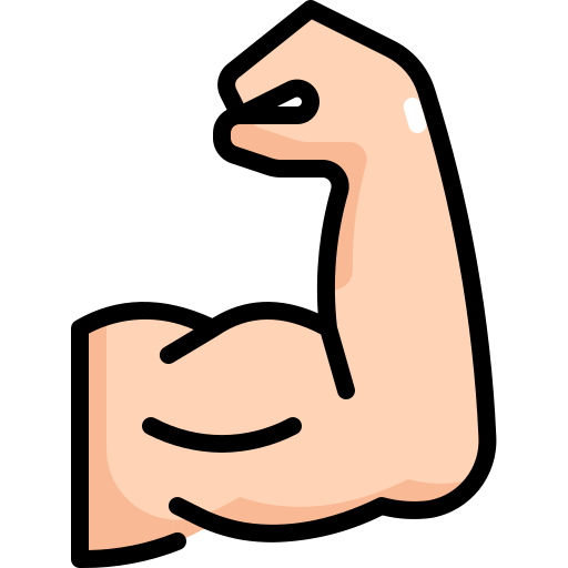 Muscle Generic Outline Color icon