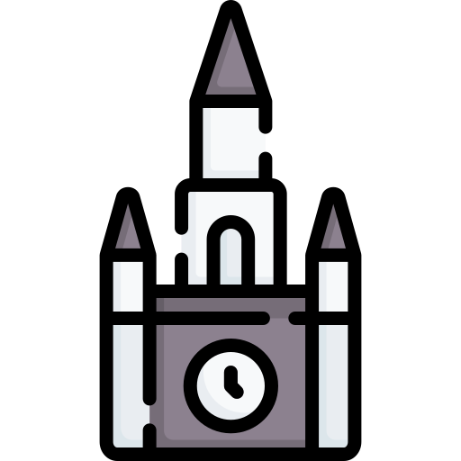 Clock tower Special Lineal color icon