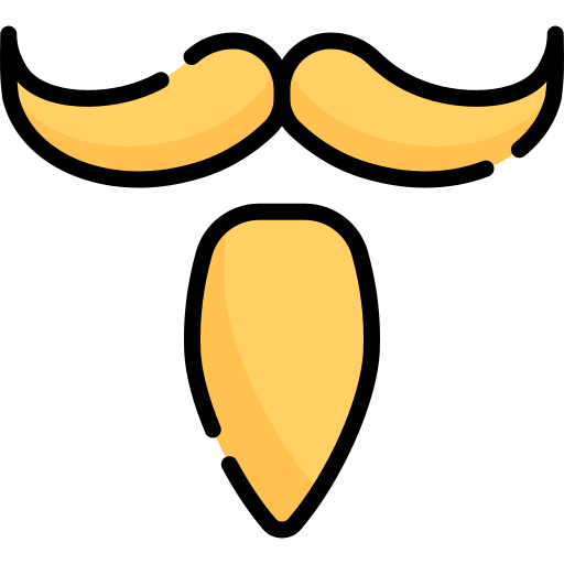 Moustache Special Lineal color icon