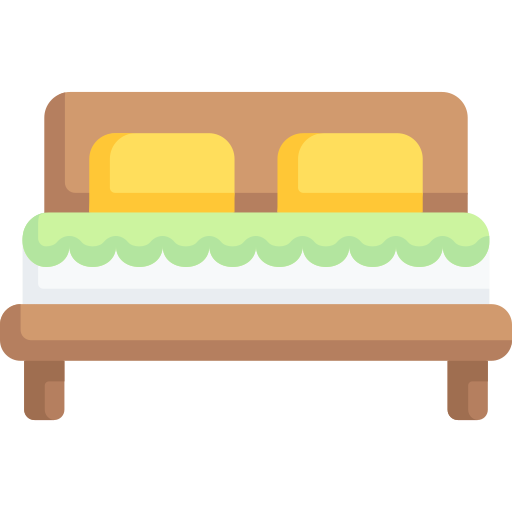 Double bed Special Flat icon