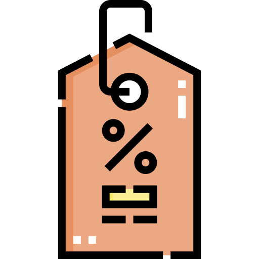 preisschild Detailed Straight Lineal color icon