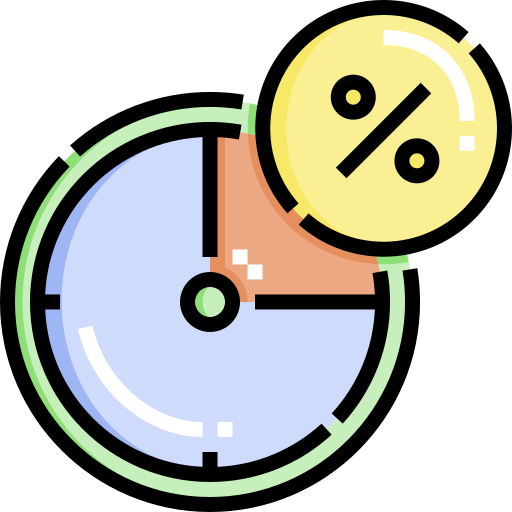 Sale time Detailed Straight Lineal color icon