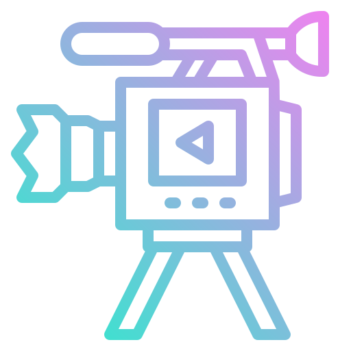 videocamera photo3idea_studio Gradient icoon