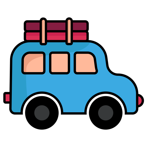 caravan Generic Outline Color icona