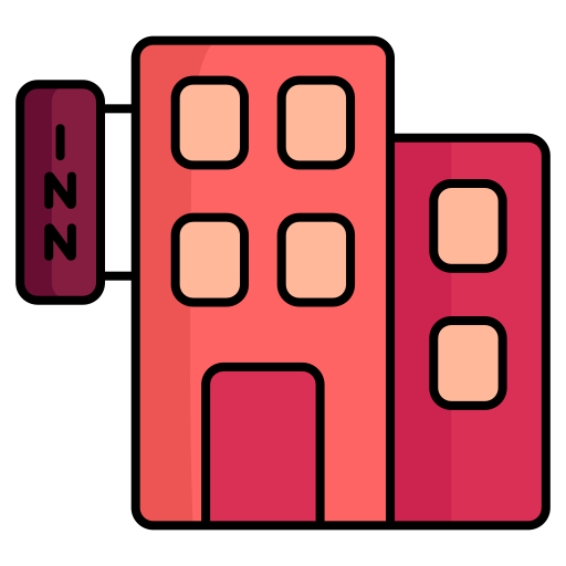 Inn Generic Outline Color icon