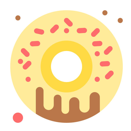 donut Flatart Icons Flat Icône