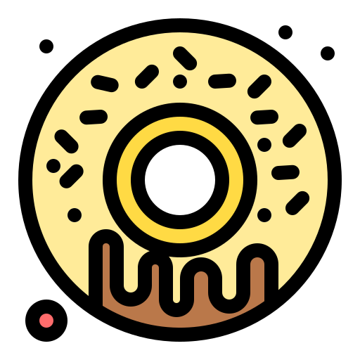도넛 Flatart Icons Lineal Color icon