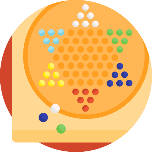 Chinese checkers Detailed Flat Circular Flat icon