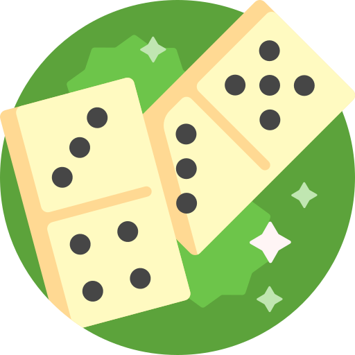 Domino Detailed Flat Circular Flat icon