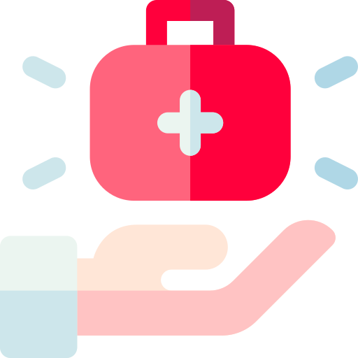 First aid kit Basic Rounded Flat icon