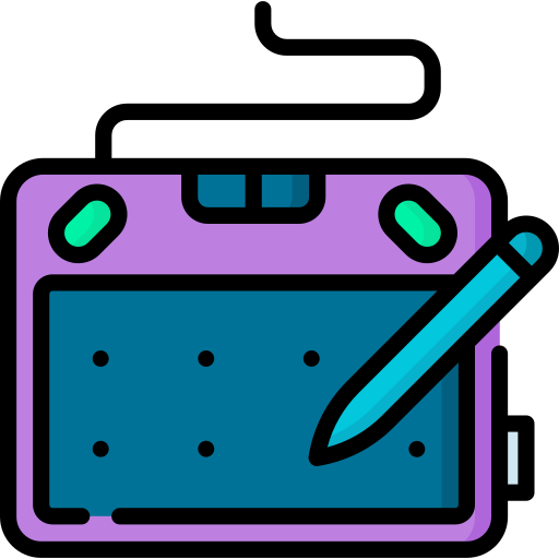 펜 태블릿 Special Lineal color icon