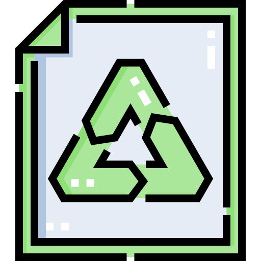 teken recyclen Detailed Straight Lineal color icoon