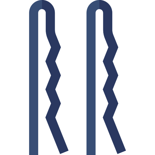 ヘアピン Basic Straight Flat icon