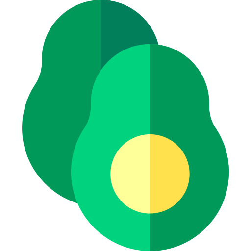アボカド Basic Rounded Flat icon