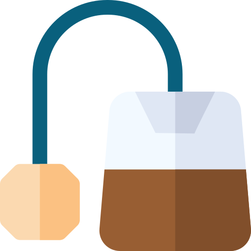 bolsa de té Basic Rounded Flat icono