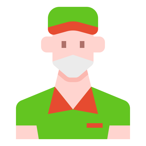 Delivery man Linector Flat icon
