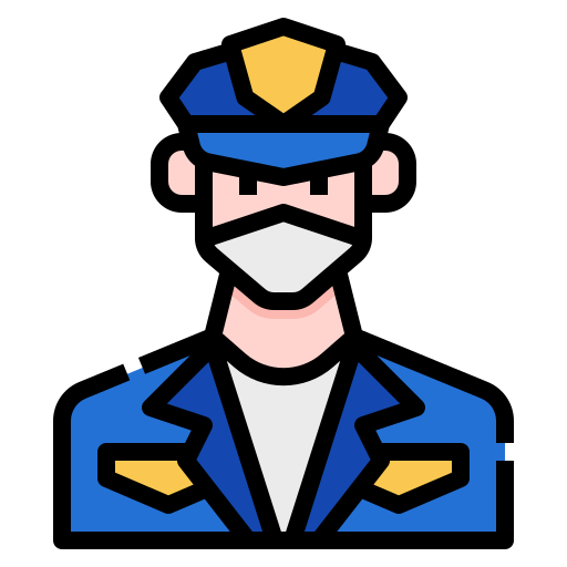 polizei Linector Lineal Color icon