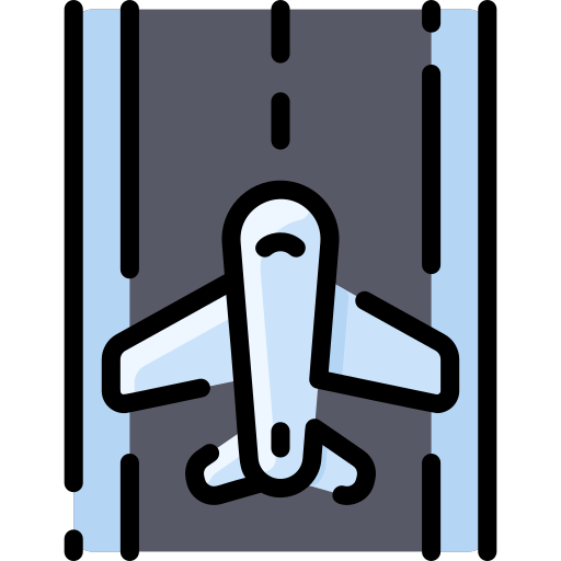 Airplane Vitaliy Gorbachev Lineal Color icon